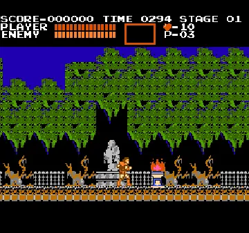 Castlevania (USA) (Rev 1) (Virtual Console) screen shot game playing